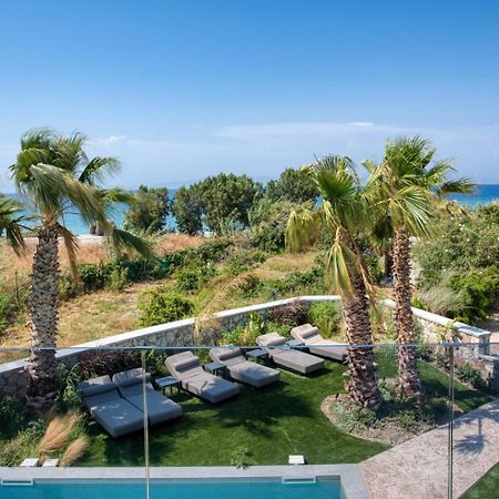 Penelope Beachfront Villa Кремасти Экстерьер фото