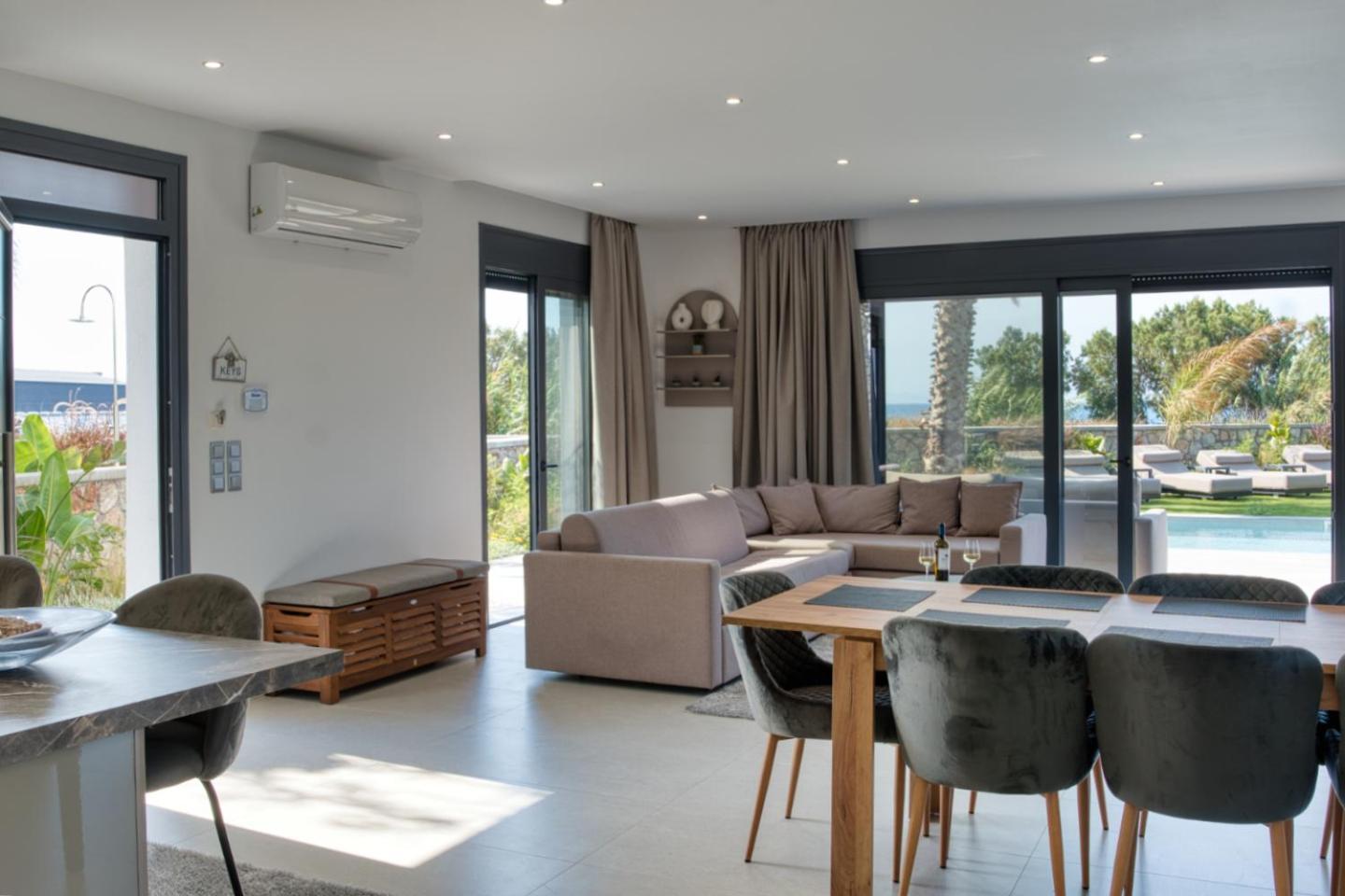 Penelope Beachfront Villa Кремасти Экстерьер фото